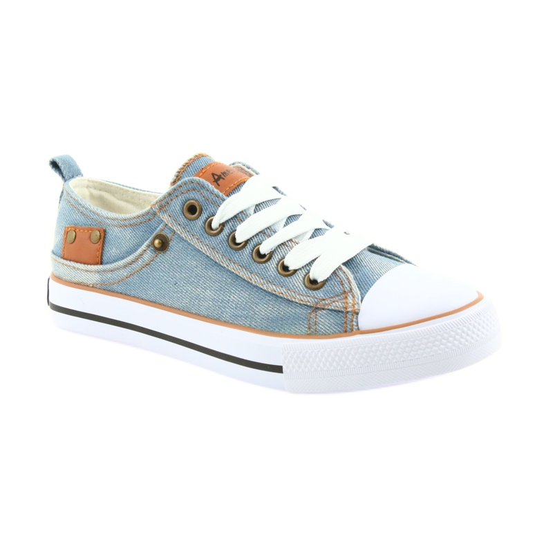 American Club Jeans-Sneakers blau 1
