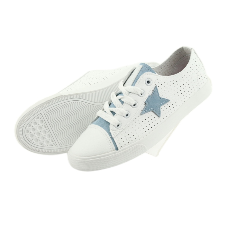 Sneaker Big Star Stern blau 274692 weiß 3