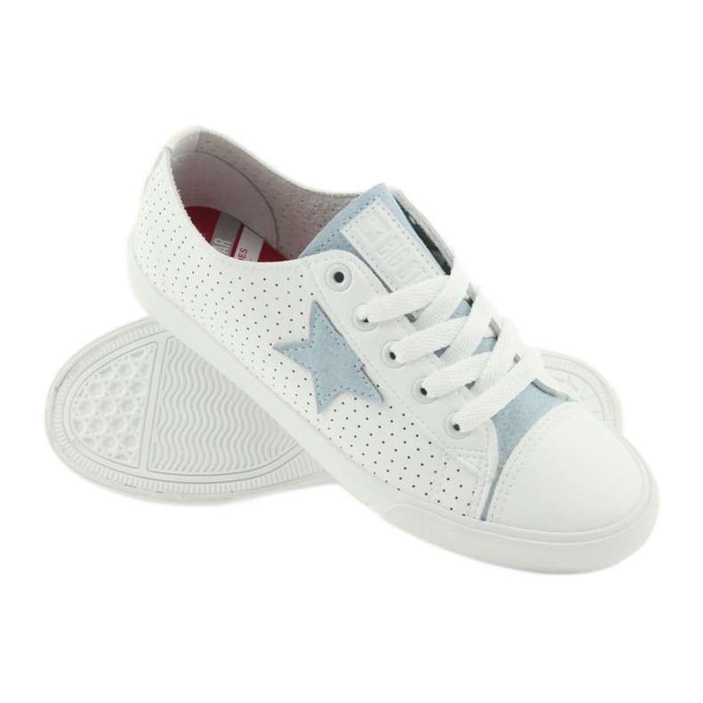 Sneaker Big Star Stern blau 274692 weiß 5