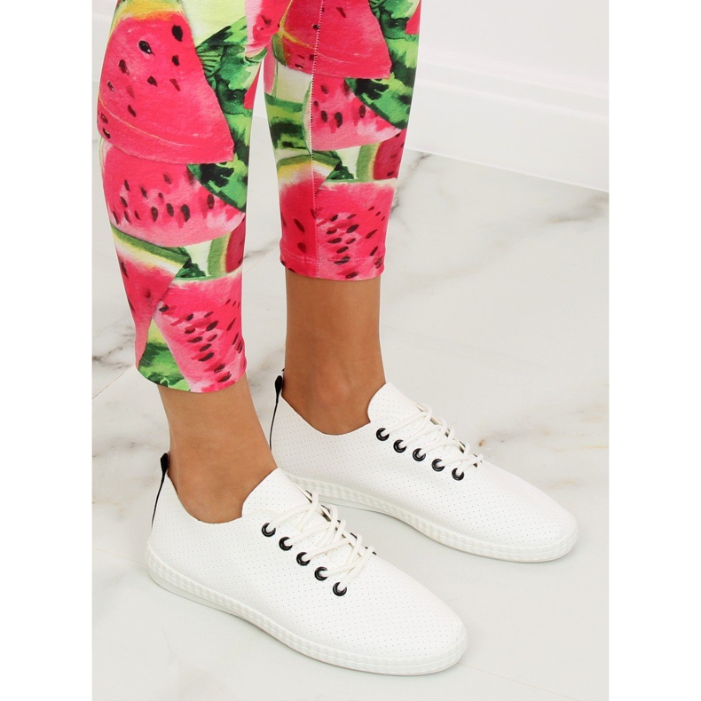 Schwarze und weiße Turnschuhe für Damen BO-1 Black 1