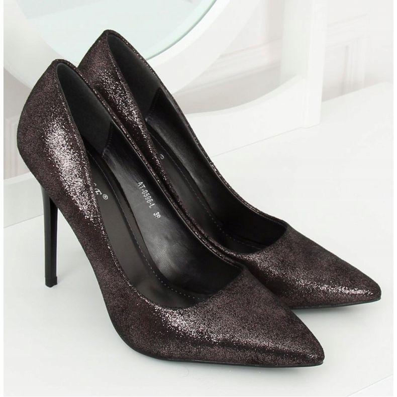 Graphite Damen High Heels AT-0596-L Spear schwarz mehrfarbig 1