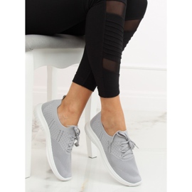 Graue Sportschuhe LX-9837 Grau 2