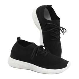 Schwarz X-9755 Schwarze Sportschuhe 2