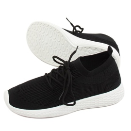 Schwarz X-9755 Schwarze Sportschuhe 1