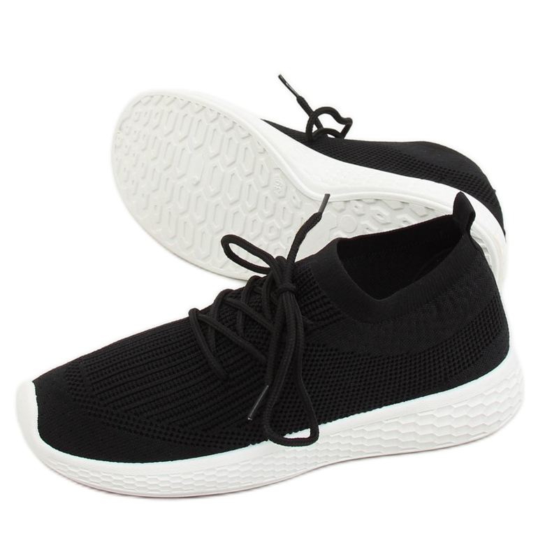 Schwarz X-9755 Schwarze Sportschuhe 1