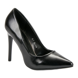Klassische schwarze High Heels 1