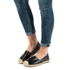 Queentina Schwarze Espadrilles 1