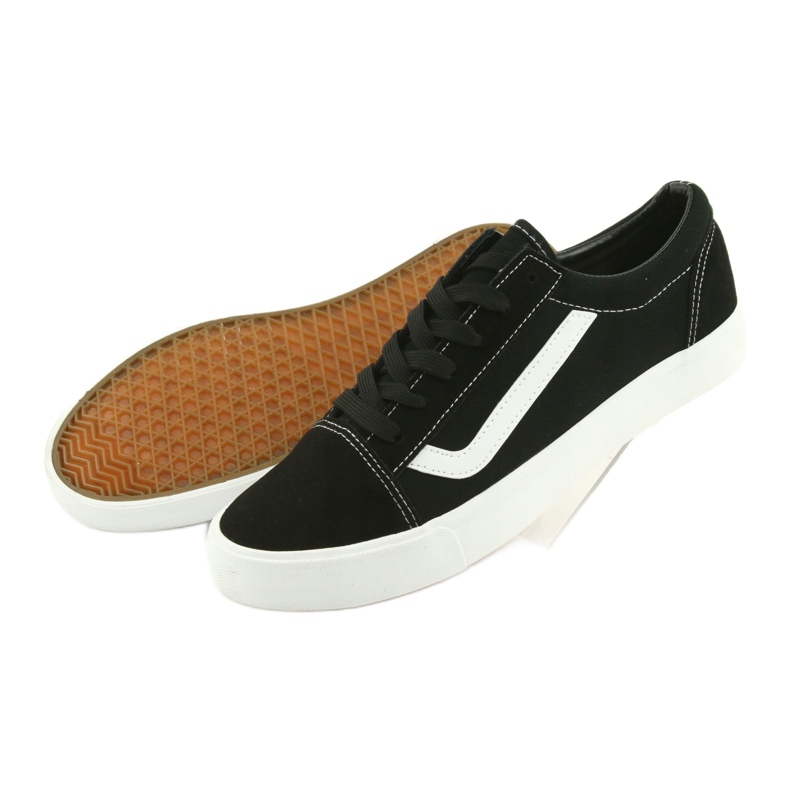 Schwarze Atletico 18081 Schnürschuhe 4