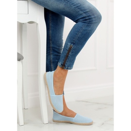 Blaue Mesh-Espadrilles JX1029 L.BLUE 1