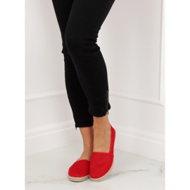 Espadrilles aus rotem Mesh JX1029 Red 2