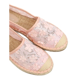 Rosa Spitze Espadrilles MB188-225 Rosa 2