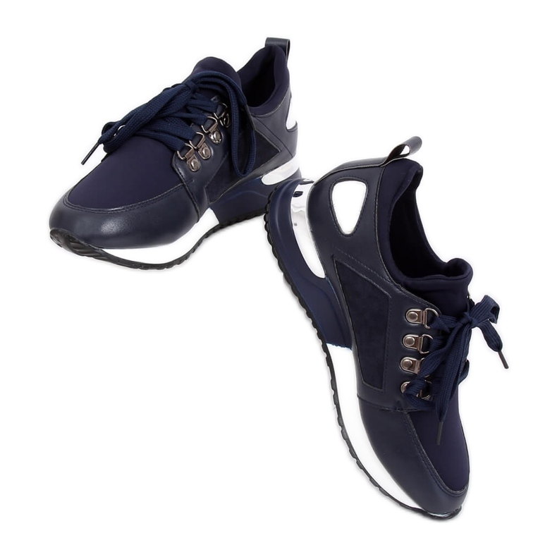 Schwarz R-385 Schwarze Sportschuhe 1