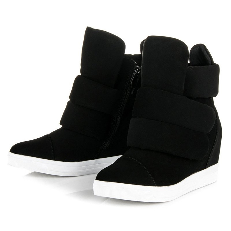 Modische Turnschuhe schwarz 1