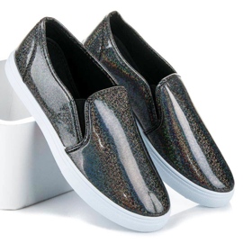 BOSHIMAO Slip-On-Sneakers schwarz 2