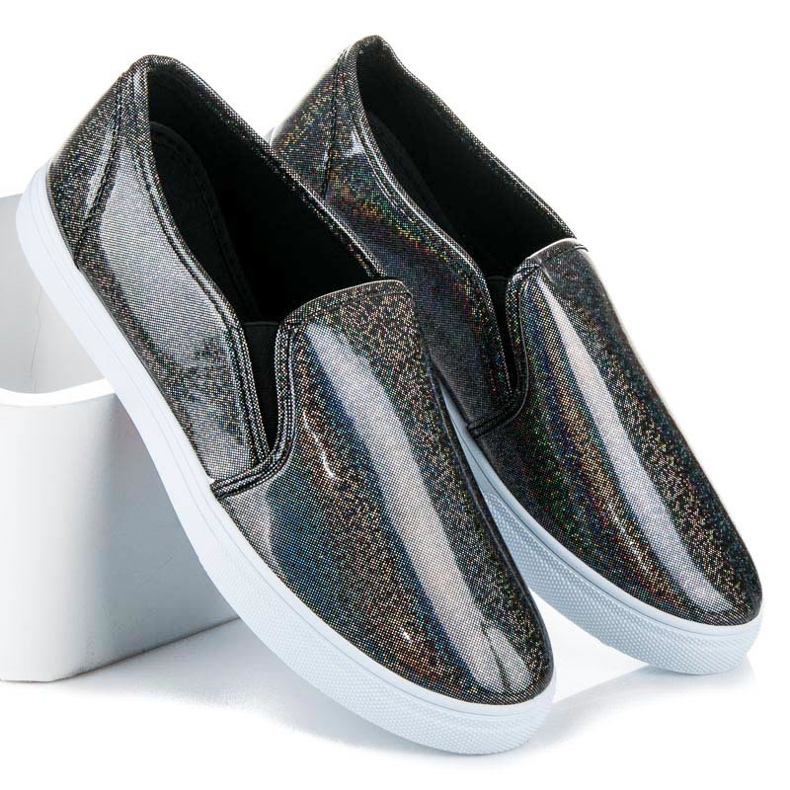 BOSHIMAO Slip-On-Sneakers schwarz 2