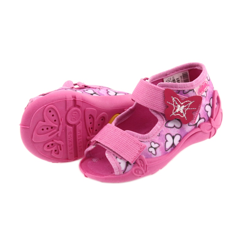 Befado Sandalen Kinderschuhe 242P091 violett rosa 4