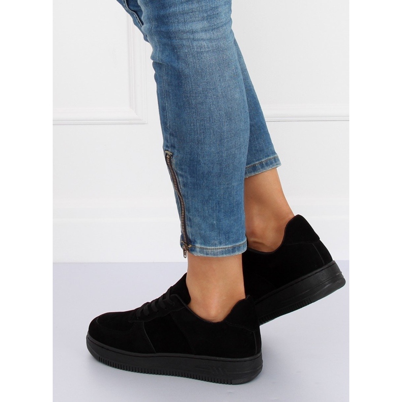 Schwarz LV74P Schwarze Sportschuhe 1