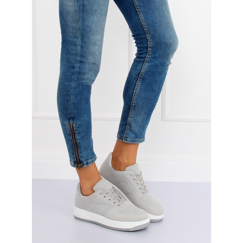 Grau LV74P Graue Sportschuhe 1