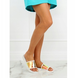 Flip-Flops benzinfarbe weiß CK80P weiß mehrfarbig 2