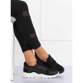 Schwarz LA18P Schwarze Sportschuhe 2