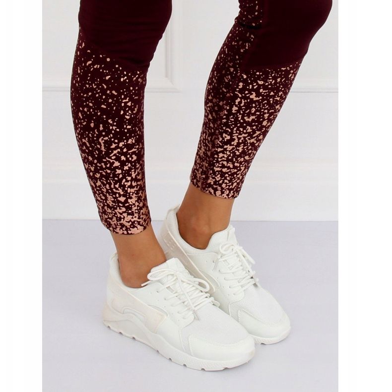 Weiß LA18P Weiße Sportschuhe 1