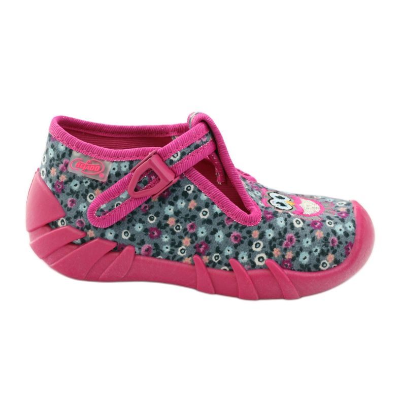 Befado Kinderschuhe 110P302 rosa grau 1