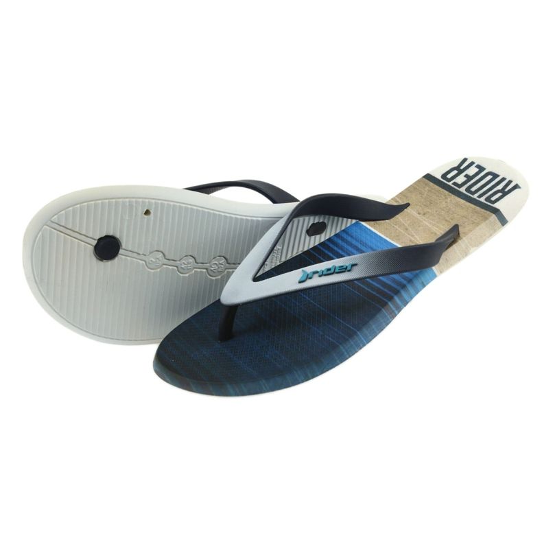 Rider 10719 Herren Flip-Flops braun grau navy blau 4