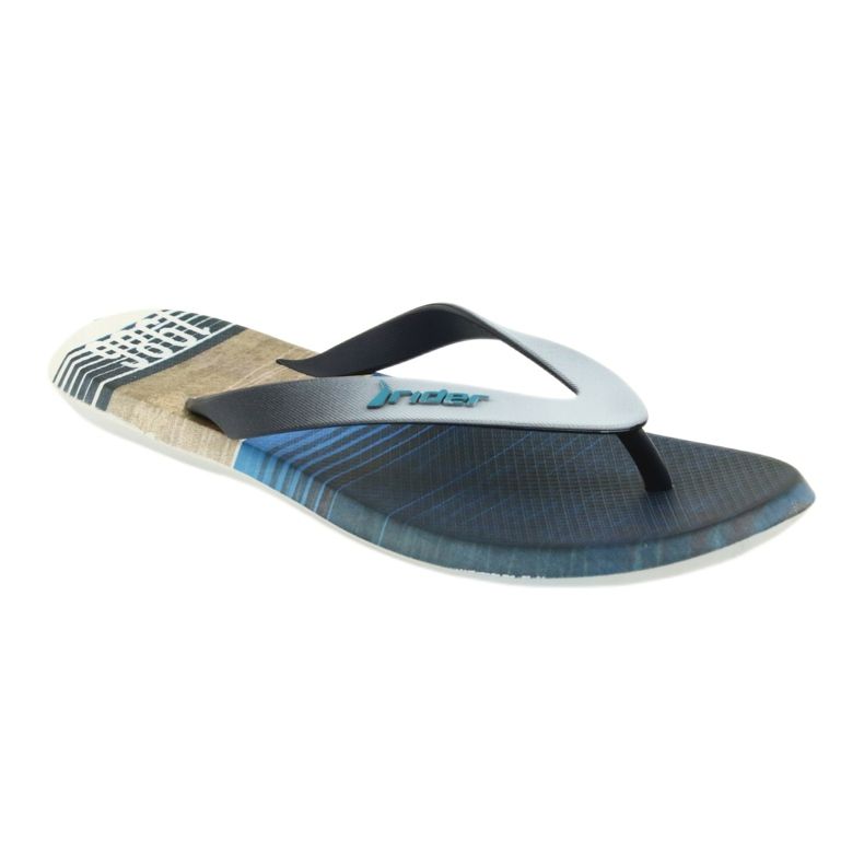 Rider 10719 Herren Flip-Flops braun grau marineblau 1