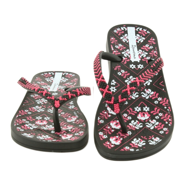 Ipanema 82519 schwarze Flip-Flops rosa 4