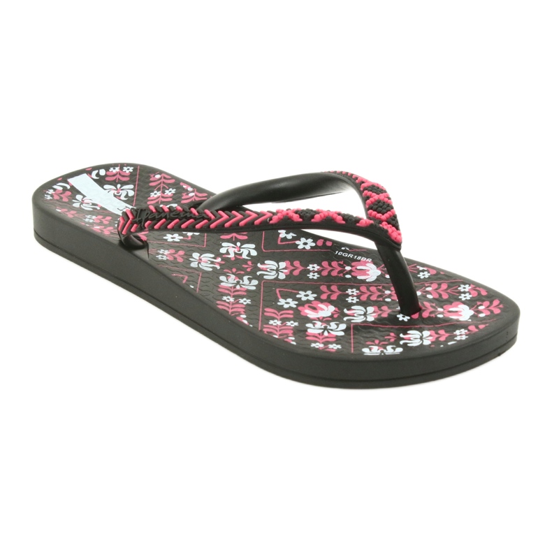 Ipanema 82519 schwarze Flip-Flops rosa 1