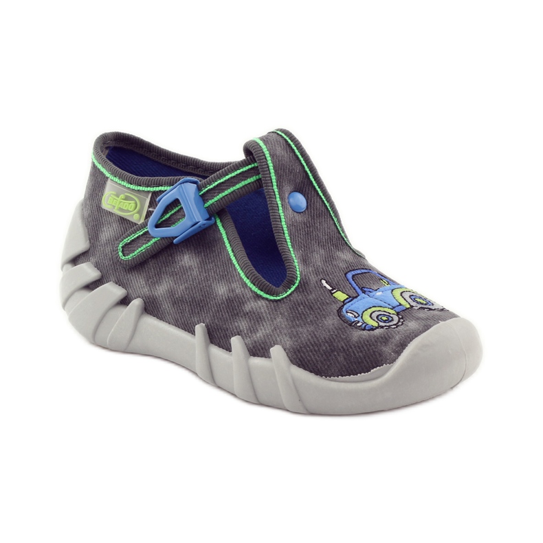 Befado graue Kinderschuhe 110P316 1