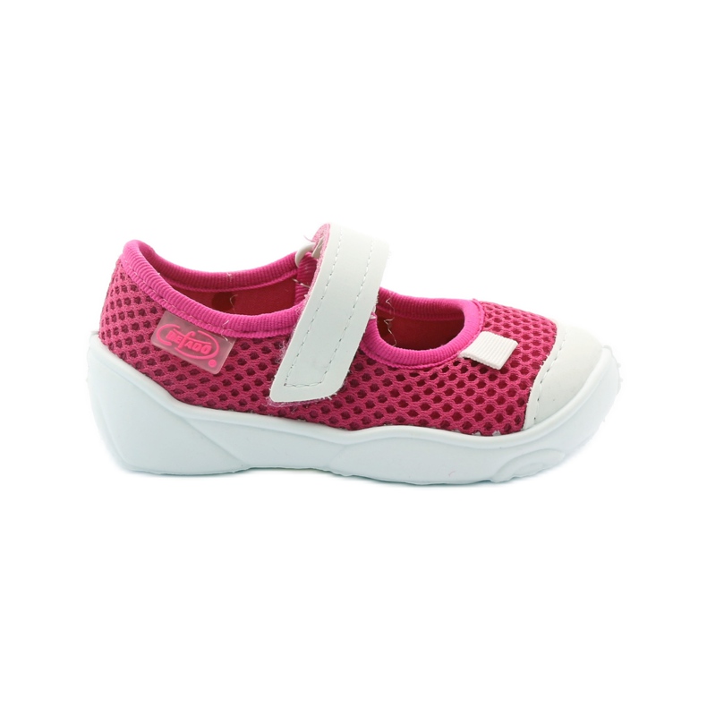 Befado Kinderschuhe 209P025 rosa weiß 1