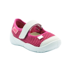 Befado Kinderschuhe 209P025 rosa weiß 2