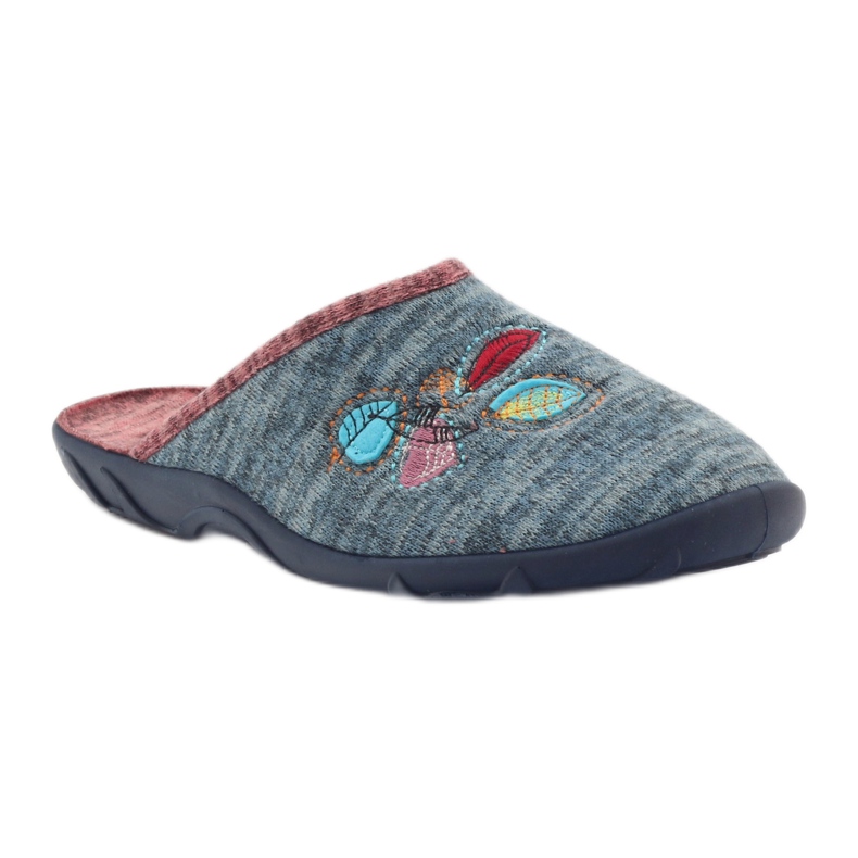 Befado farbige Damenschuhe pu 235D151 blau 1