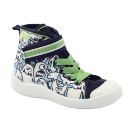 Befado Kinderschuhe Malvorlage 268Y065 grün marineblau 2
