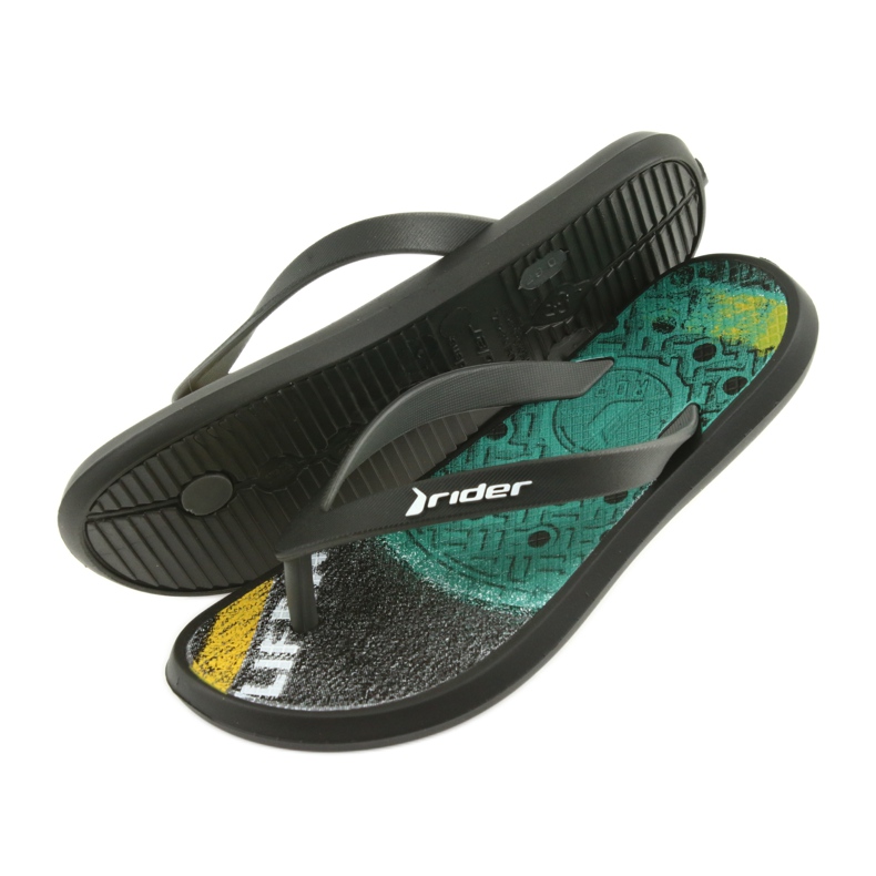 Rider Jungen Flip Flops 82563 Schwarz 5