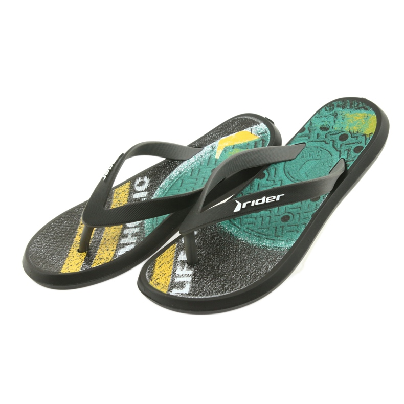 Rider Jungen Flip Flops 82563 Schwarz 4