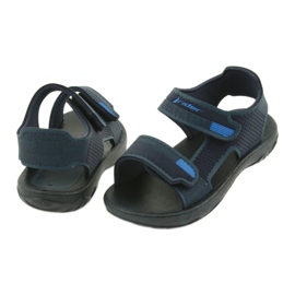 Rider Schaumkindersandalen 82673 Marineblau Klettgefühl 6