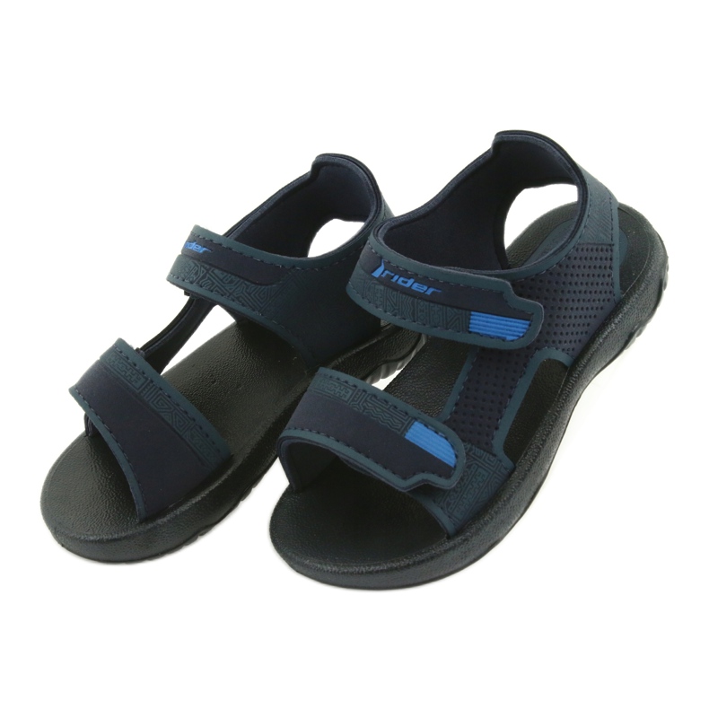 Rider Schaumkindersandalen 82673 Marineblau Klettgefühl 4