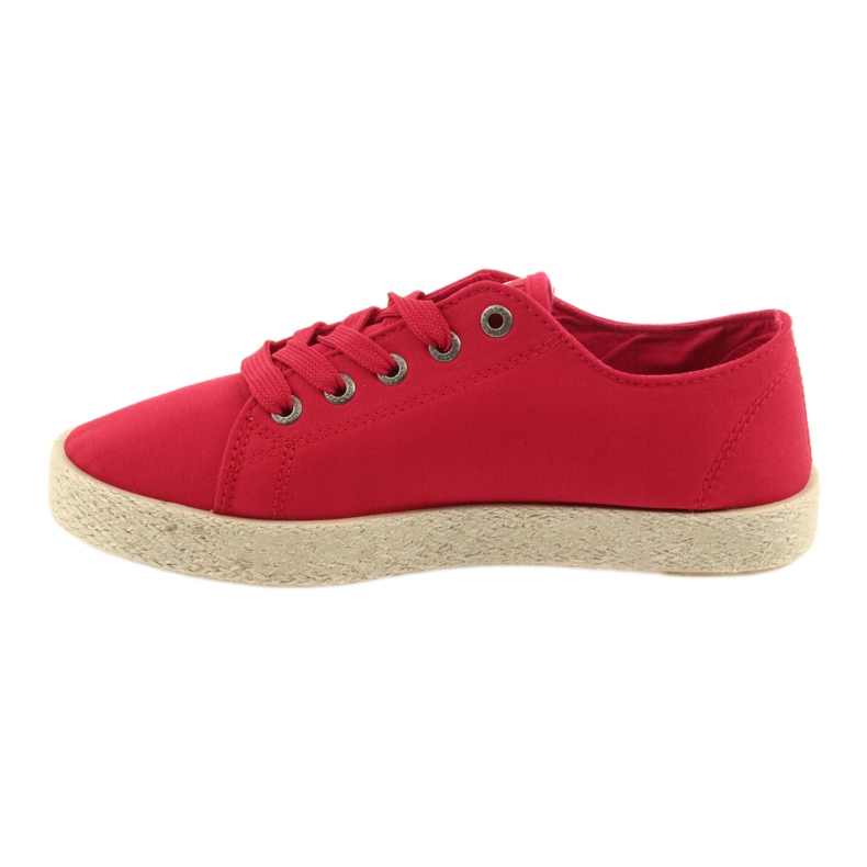 Ballerinas Espadrilles Damenschuhe rot Big star 274424 2