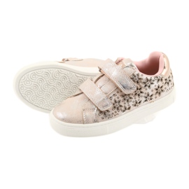 American Club ADI American floral Kindersportschuhe grau rosa 5