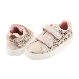 American Club ADI American floral Kindersportschuhe grau rosa 4