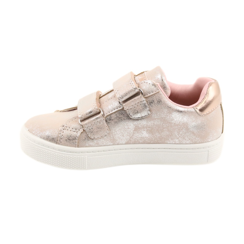 American Club ADI American floral Kindersportschuhe grau rosa 2