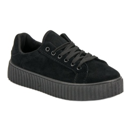 Seastar Creepers aus schwarzem Wildleder 1