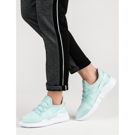 Mint Textil Sportschuhe blau 1