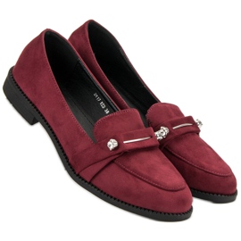 Nio Nio Kastanienbraune Loafer rot 2