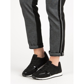 Jumex Bequeme Sportschuhe schwarz 1