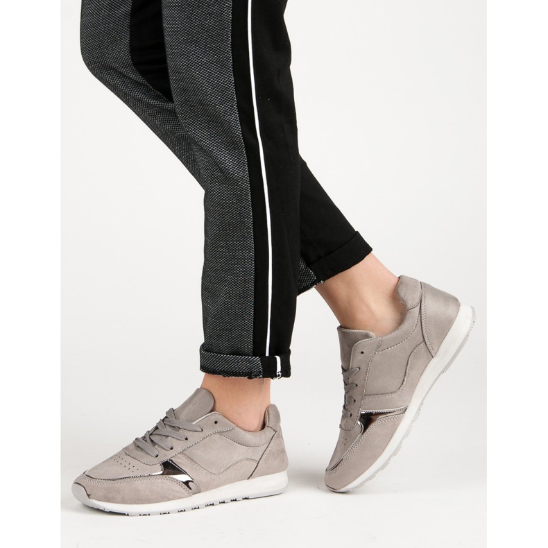 Jumex Bequeme Sportschuhe grau 2