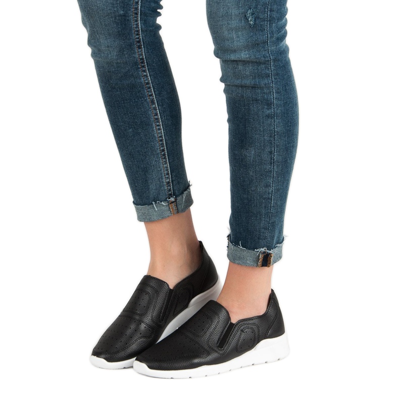 Queen Bee Leichte Turnschuhe zum Hineinschlüpfen schwarz 1