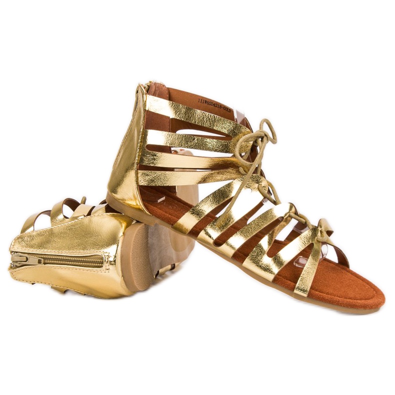 Evento Goldene gebundene Sandalen 2